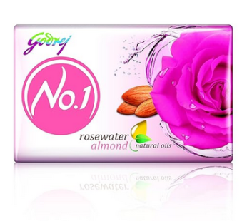 Godrej No.1 rosewater almond soap