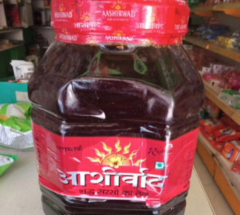 Aashirwad Kachi Ghani Mustard Oil 5Ltr